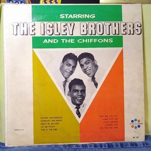 The Isley Brothers Starring the Chiffons Vinyl Record MONO a Rare gem